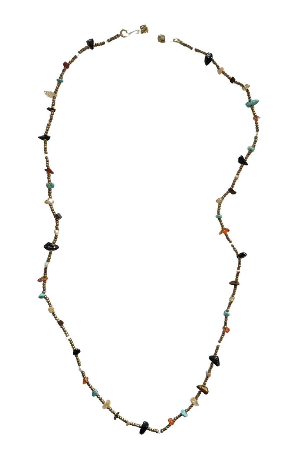 Beaded Sunglasses Strap Gold