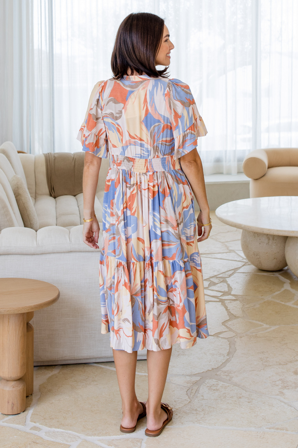 Brinkley Midi Dress Dreamstate Print