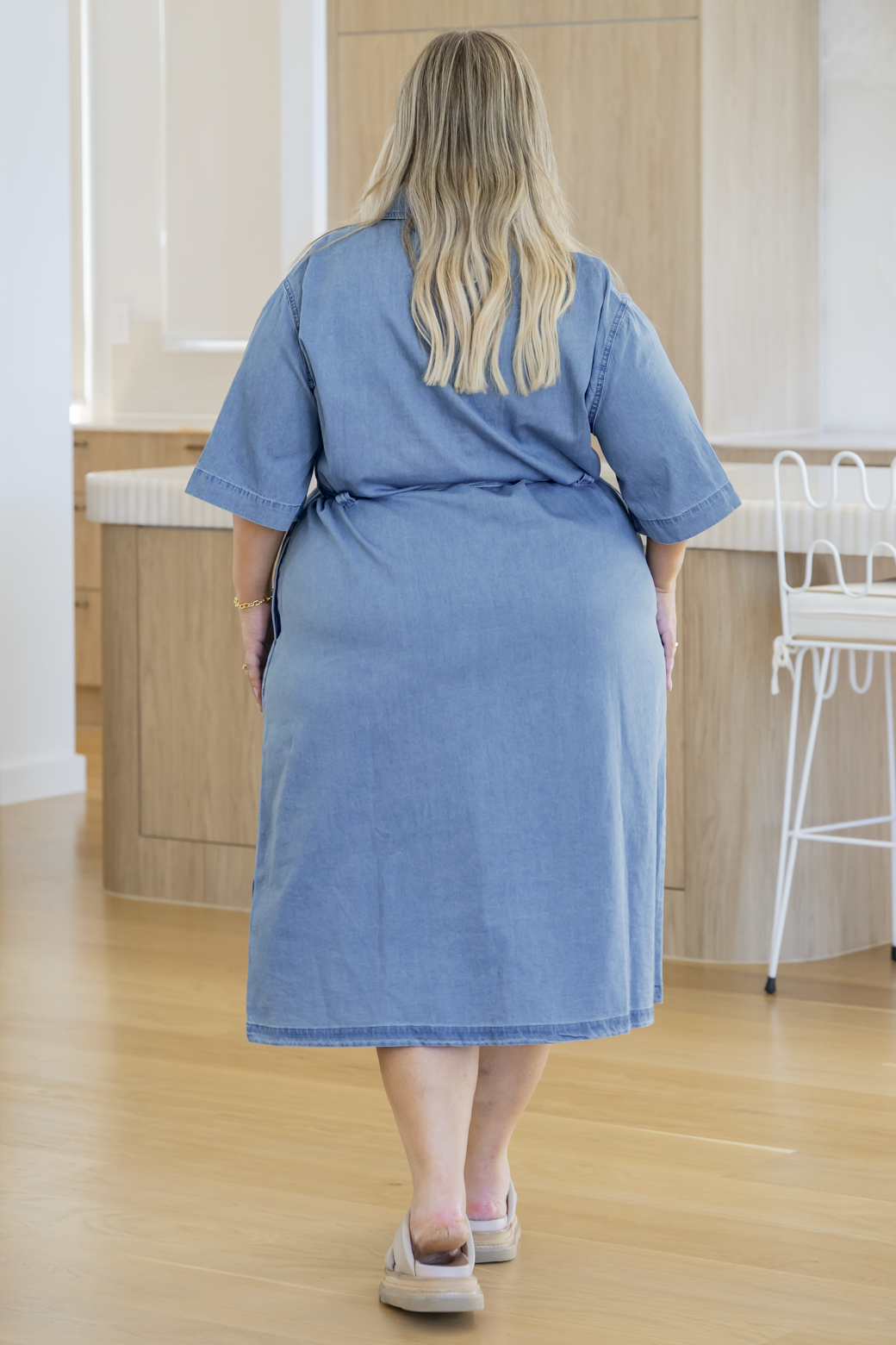 Turner Midi Dress Chambray