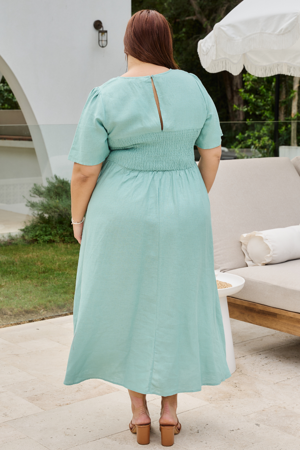 Cath Midi Dress Seaglass