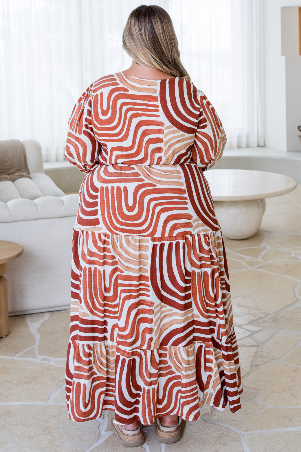 Cody Maxi Dress Mirage Print