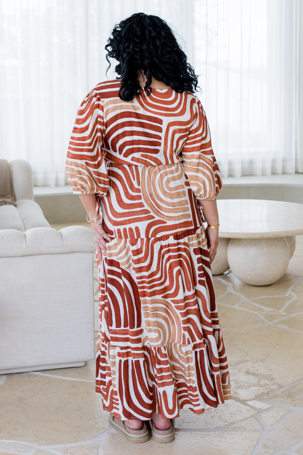 Cody Maxi Dress Mirage Print