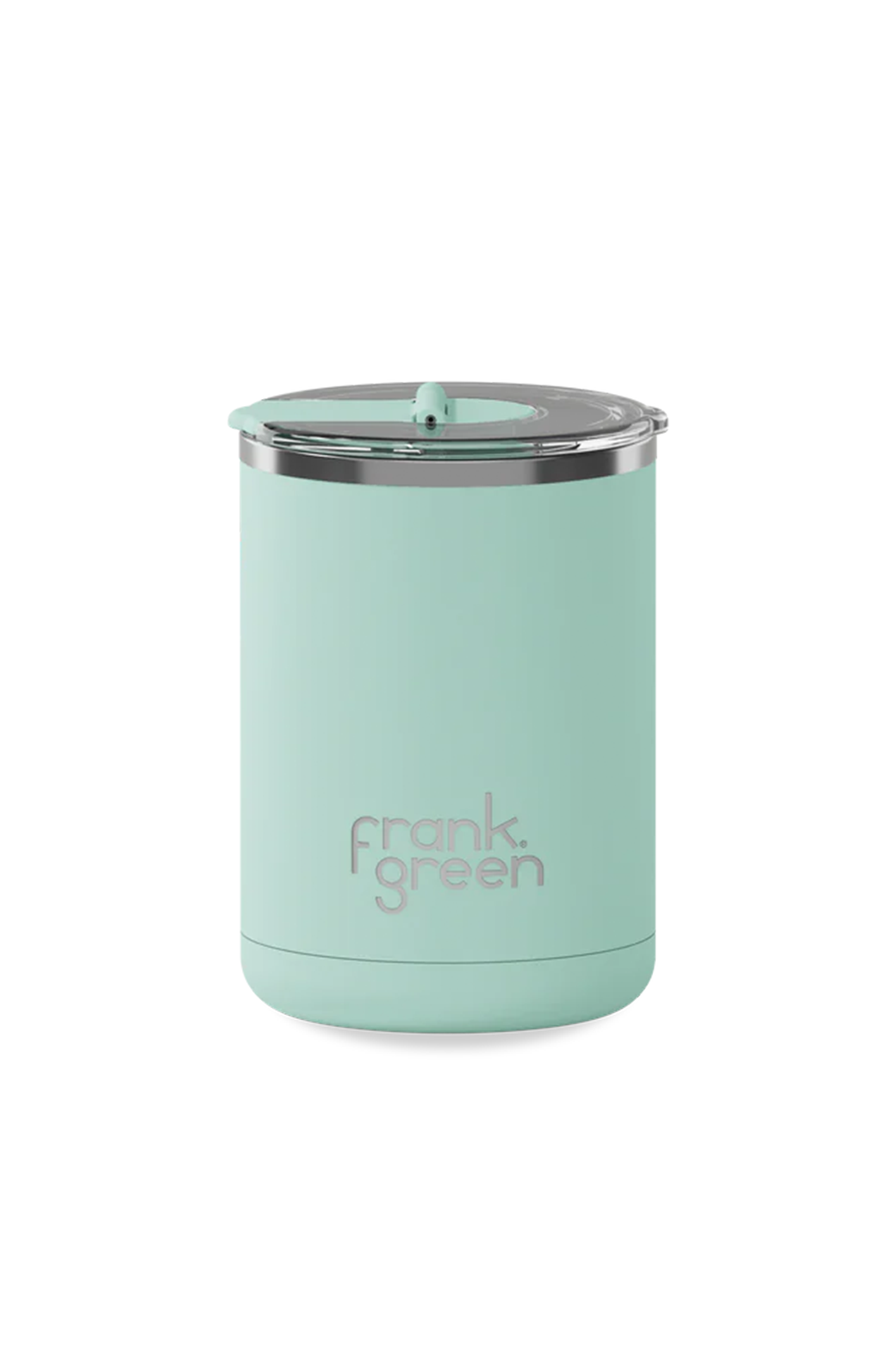 Frank Green Ceramic Coffee Cup with Hinged Lid Peppermint