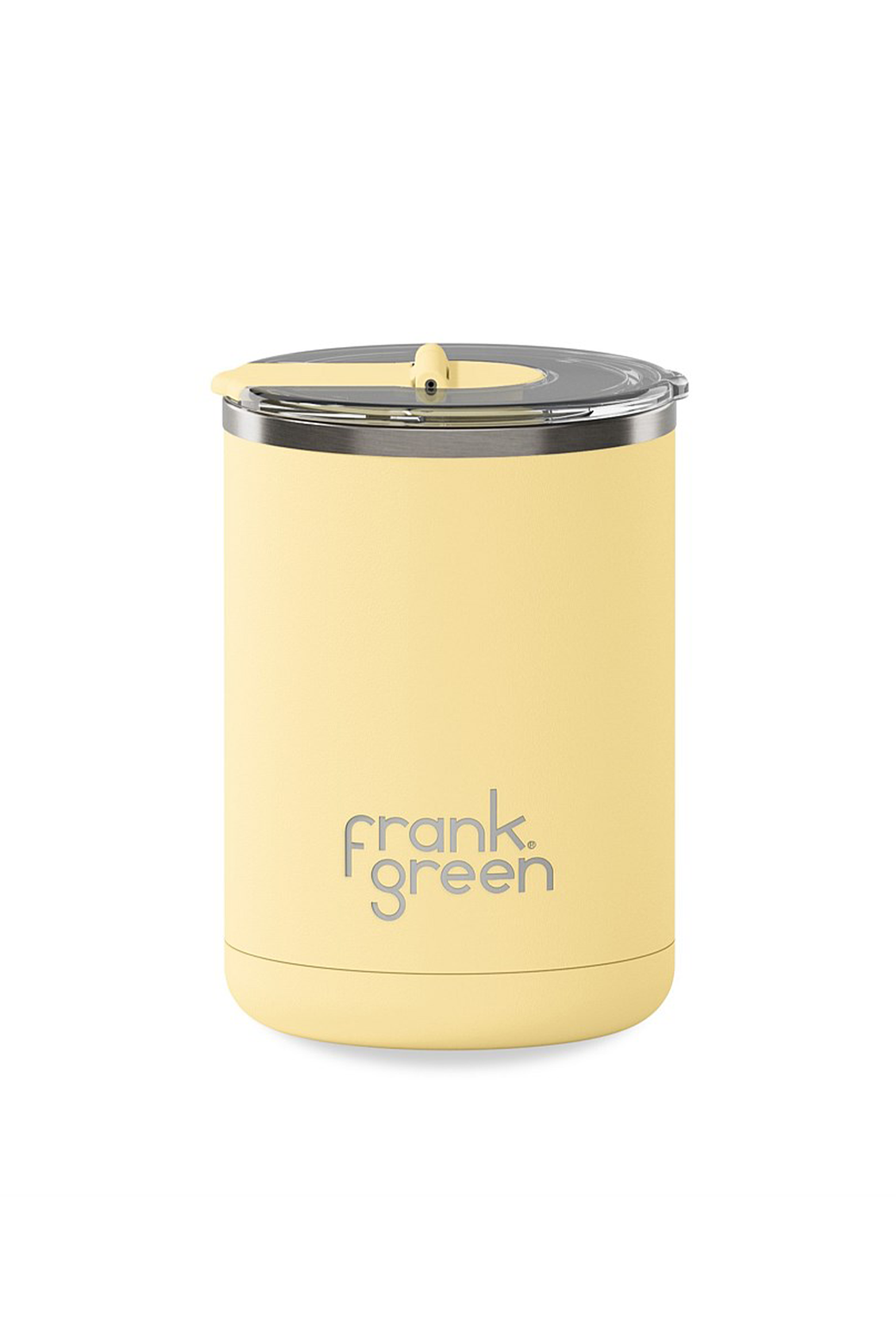 Frank Green Ceramic Coffee Cup with Hinged Lid Buttermilk