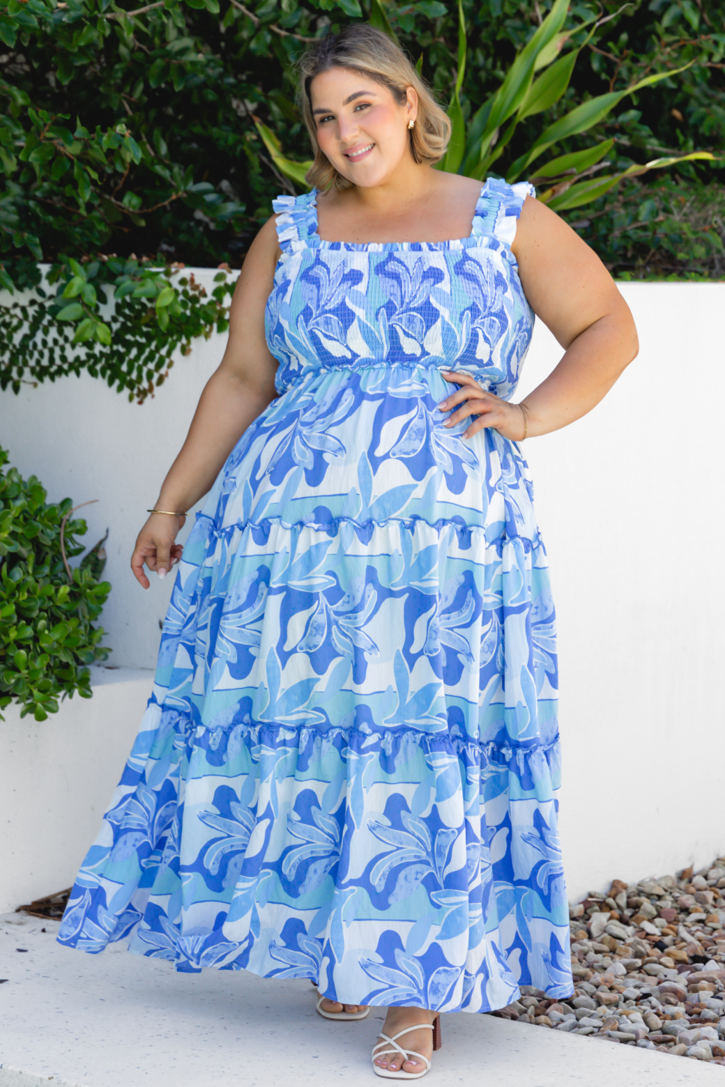Darcey Maxi Dress Cominos Blue