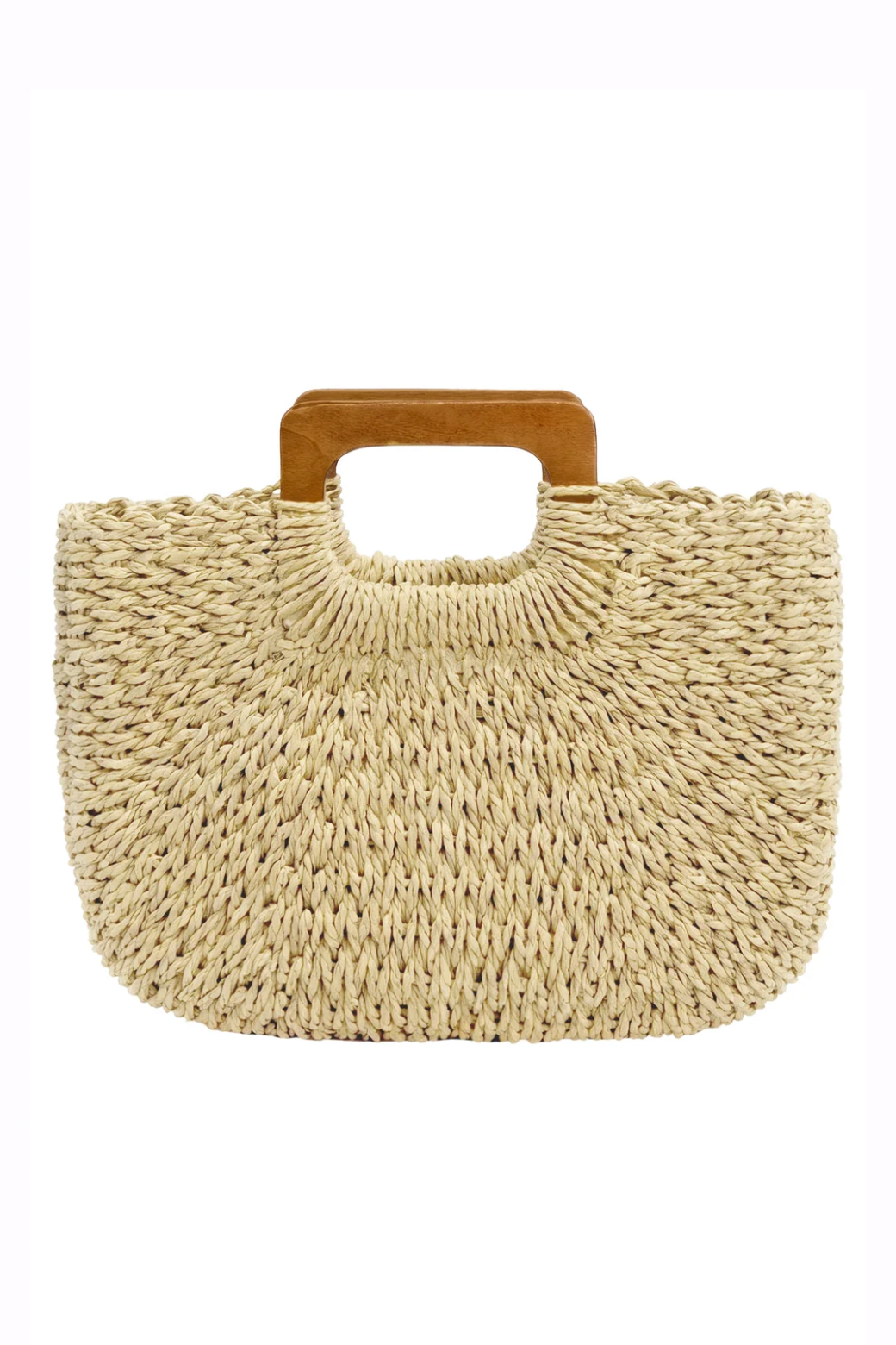 Dusk Top Handle Straw Tote