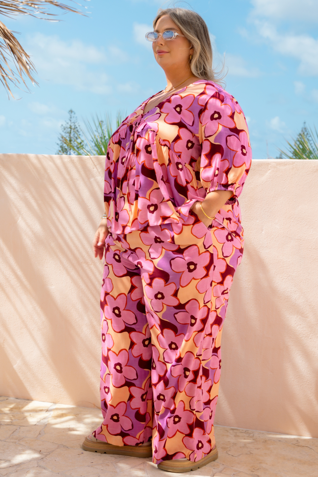 Dylan Pant Daisy Print