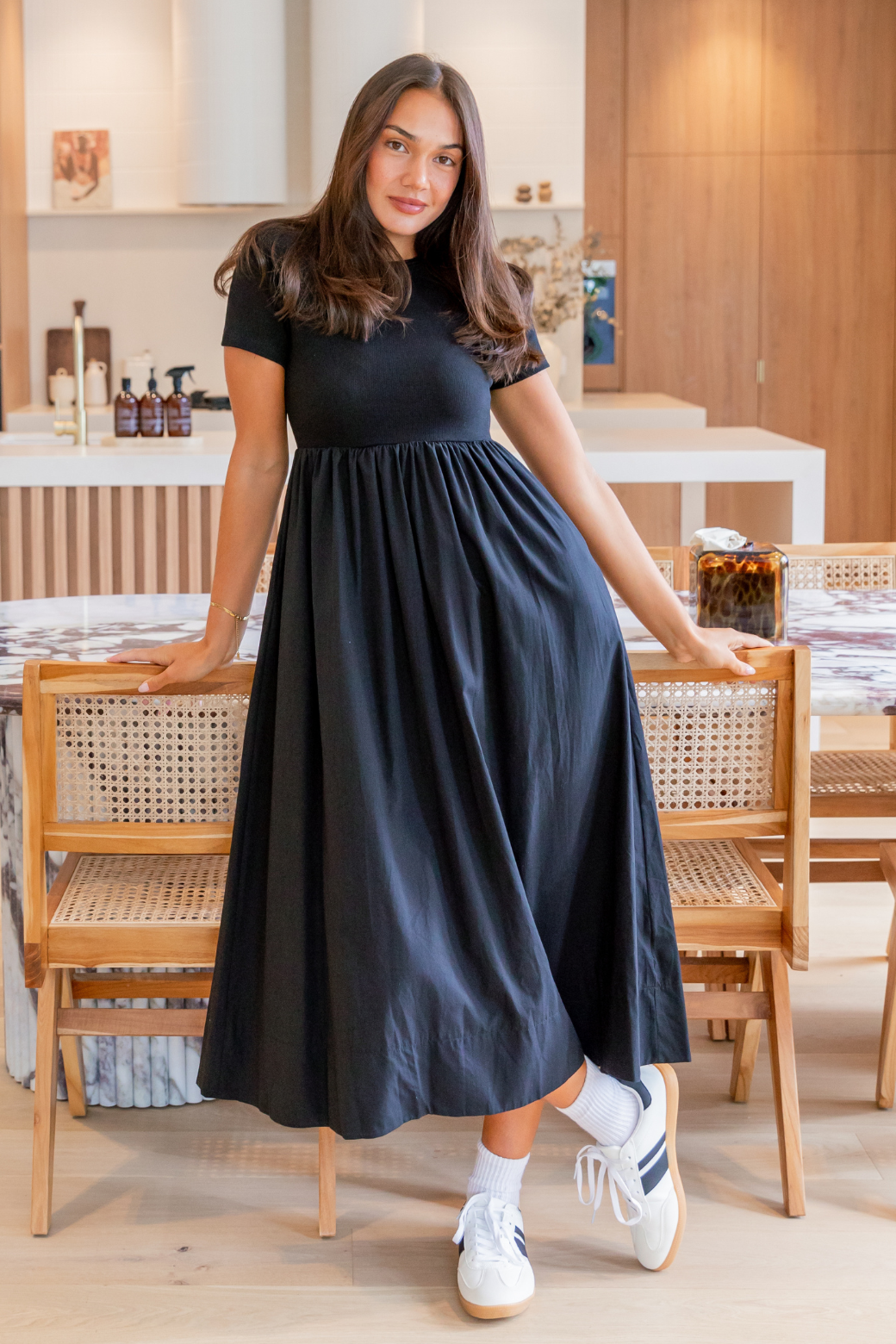 Elka T-shirt Midi Dress Black | Orange Sherbet | Sizes 6-24 Orange Sherbet Boutique Elka T-shirt Midi Dress Black | Orange Sherbet | Sizes 6-24 Orange Sherbet Boutique