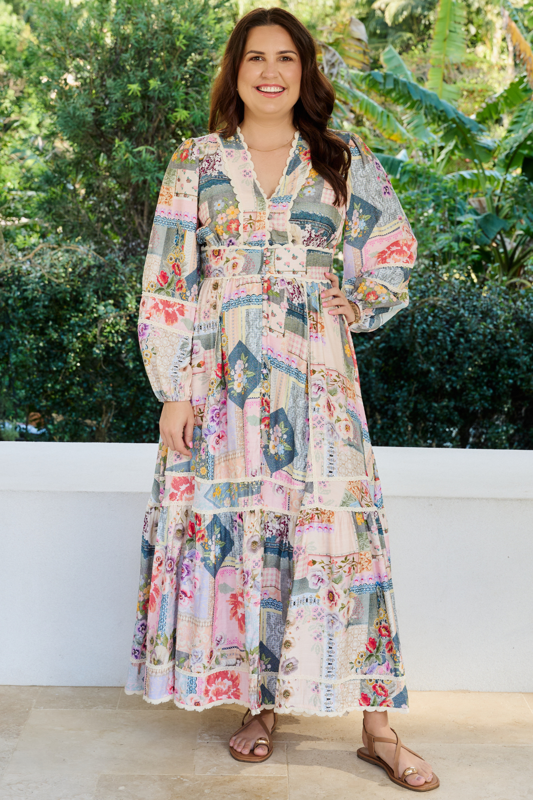 Elouise Maxi Dress Francesca Print