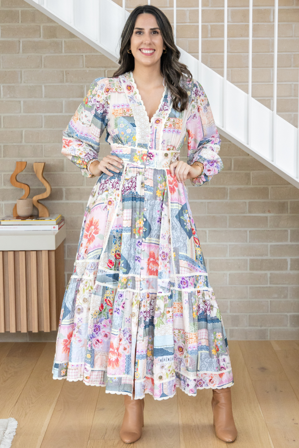 Elouise Maxi Dress Francesca Print