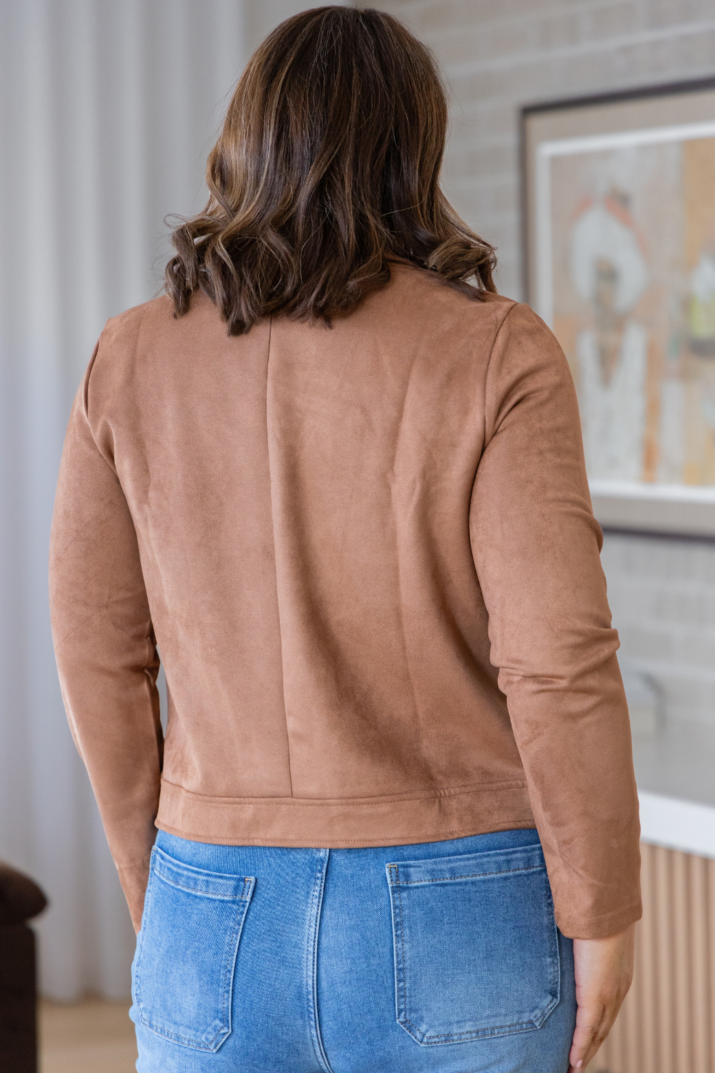 Emilia Moto Jacket Tan