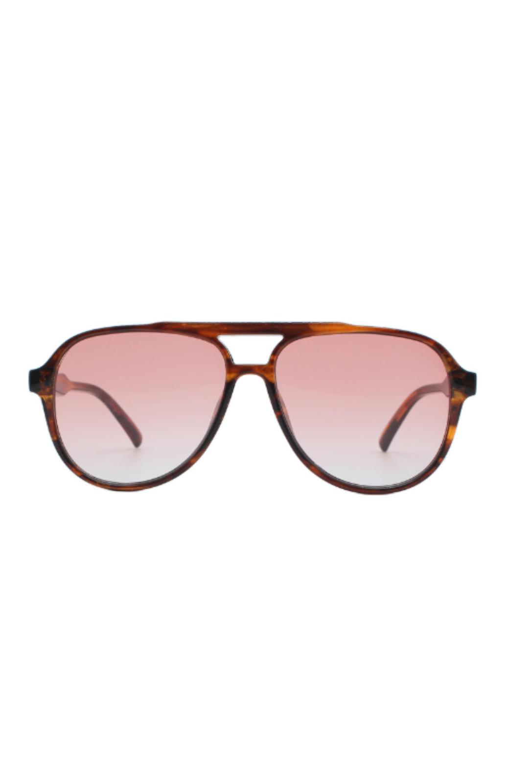 Farrah Aviator Bark Turtle Reality Eyewear