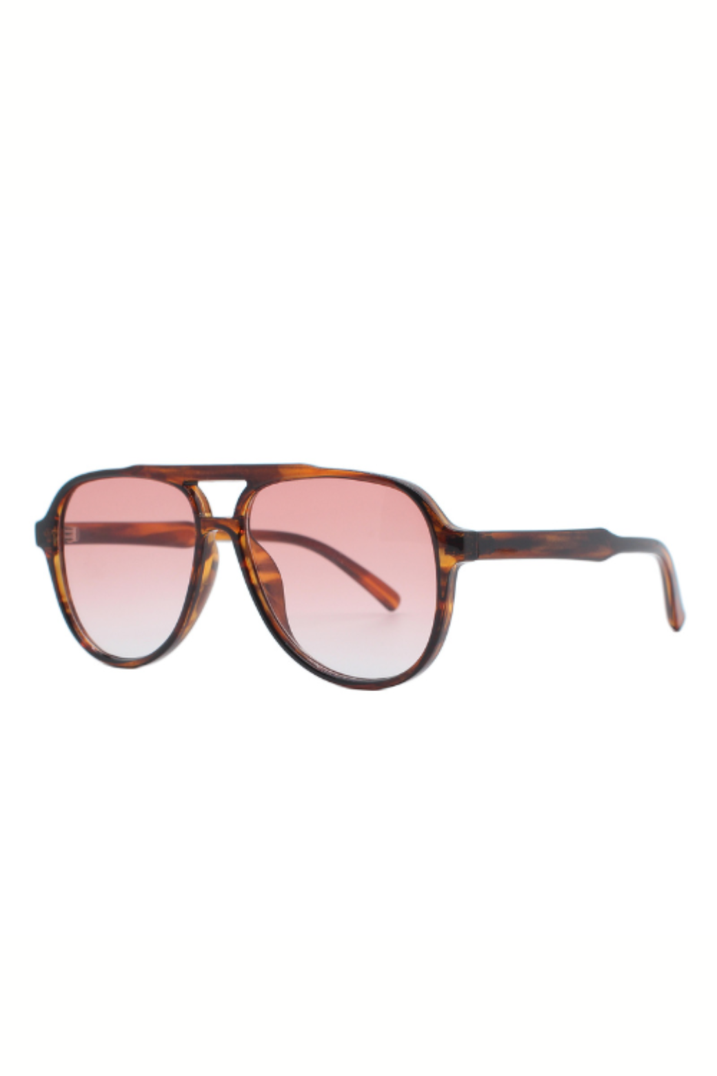Farrah Aviator Bark Turtle Reality Eyewear