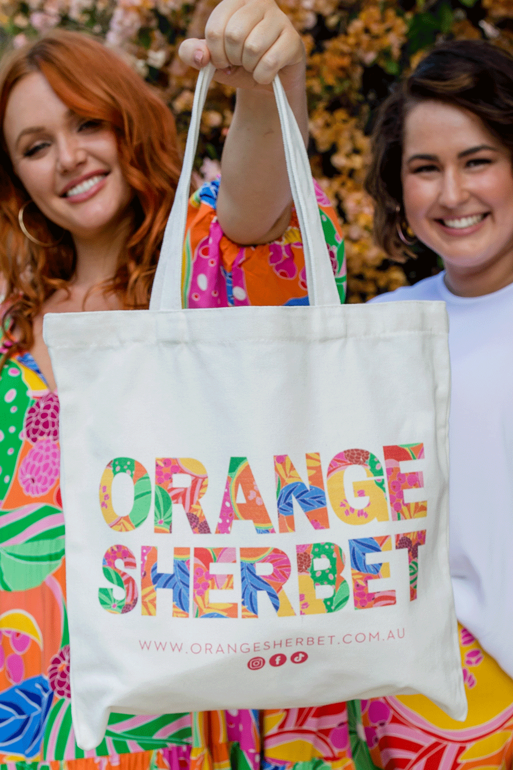 Orange Sherbet Tote Bag
