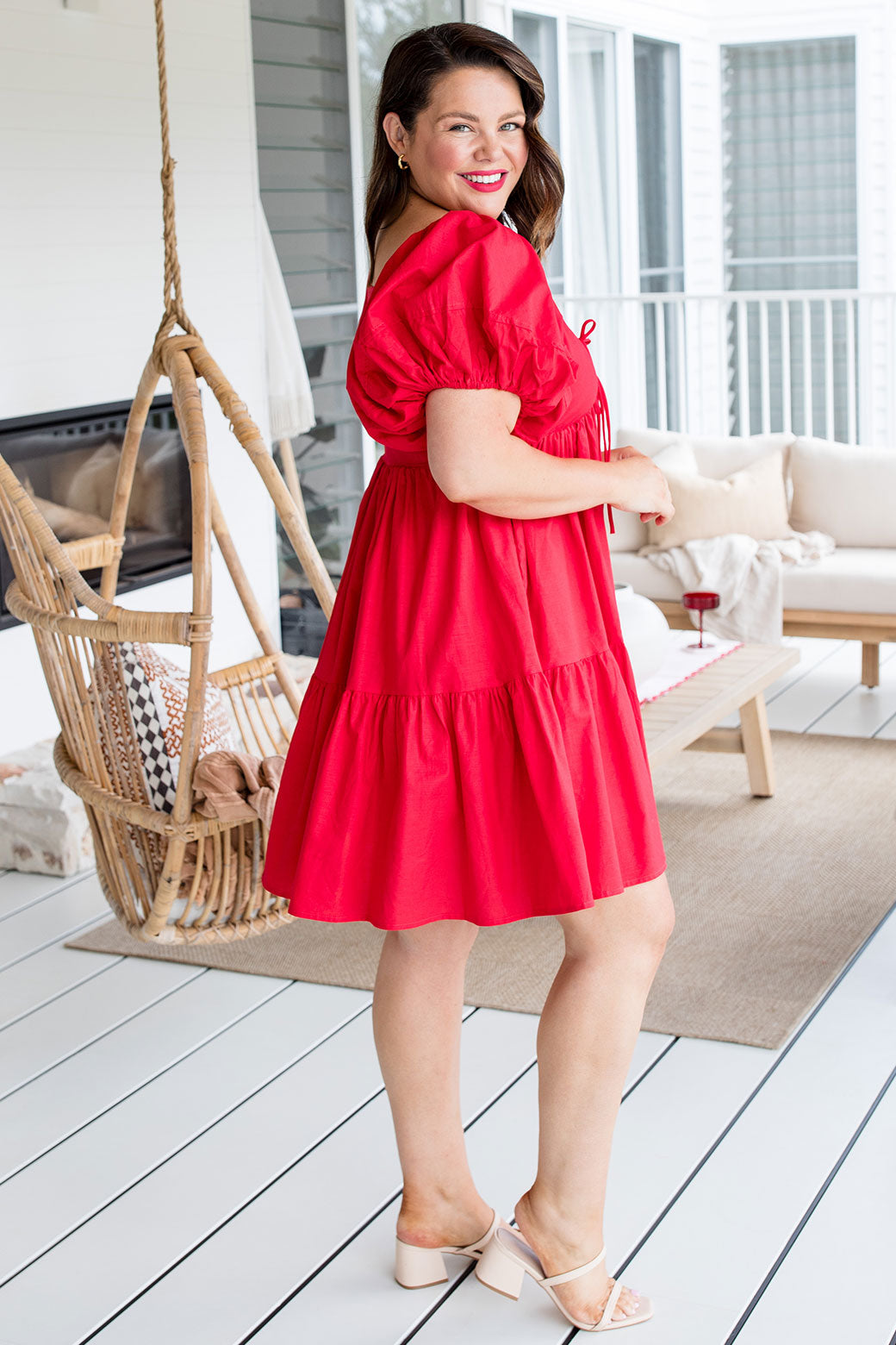 Final Sale | Felicity Dress Red