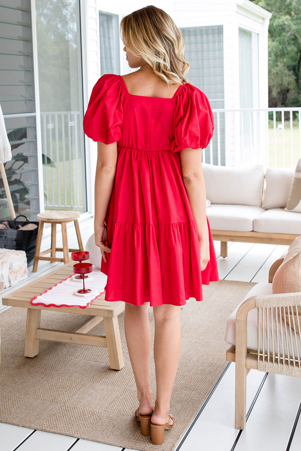 Final Sale | Felicity Dress Red