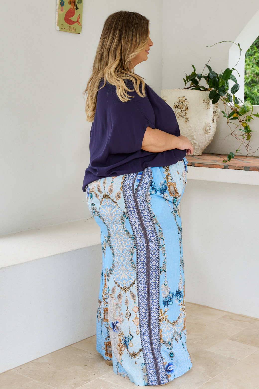 Freddie Pant Rococo Print