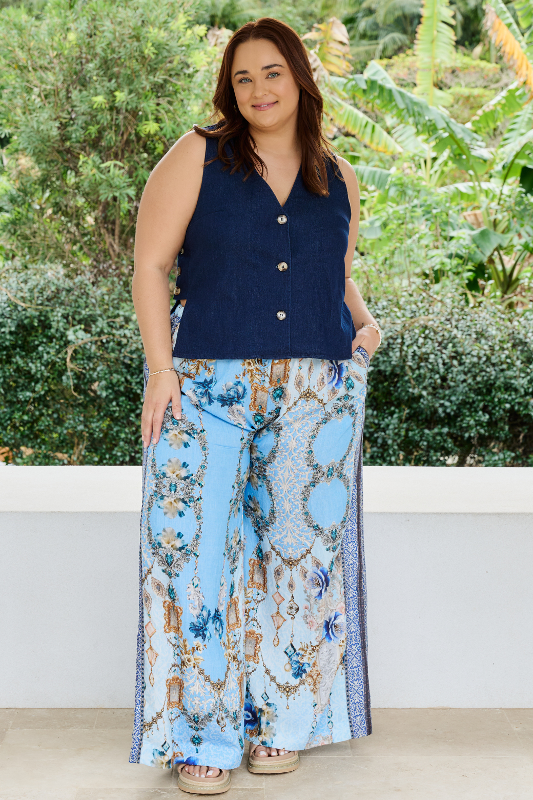 Freddie Pant Rococo Print