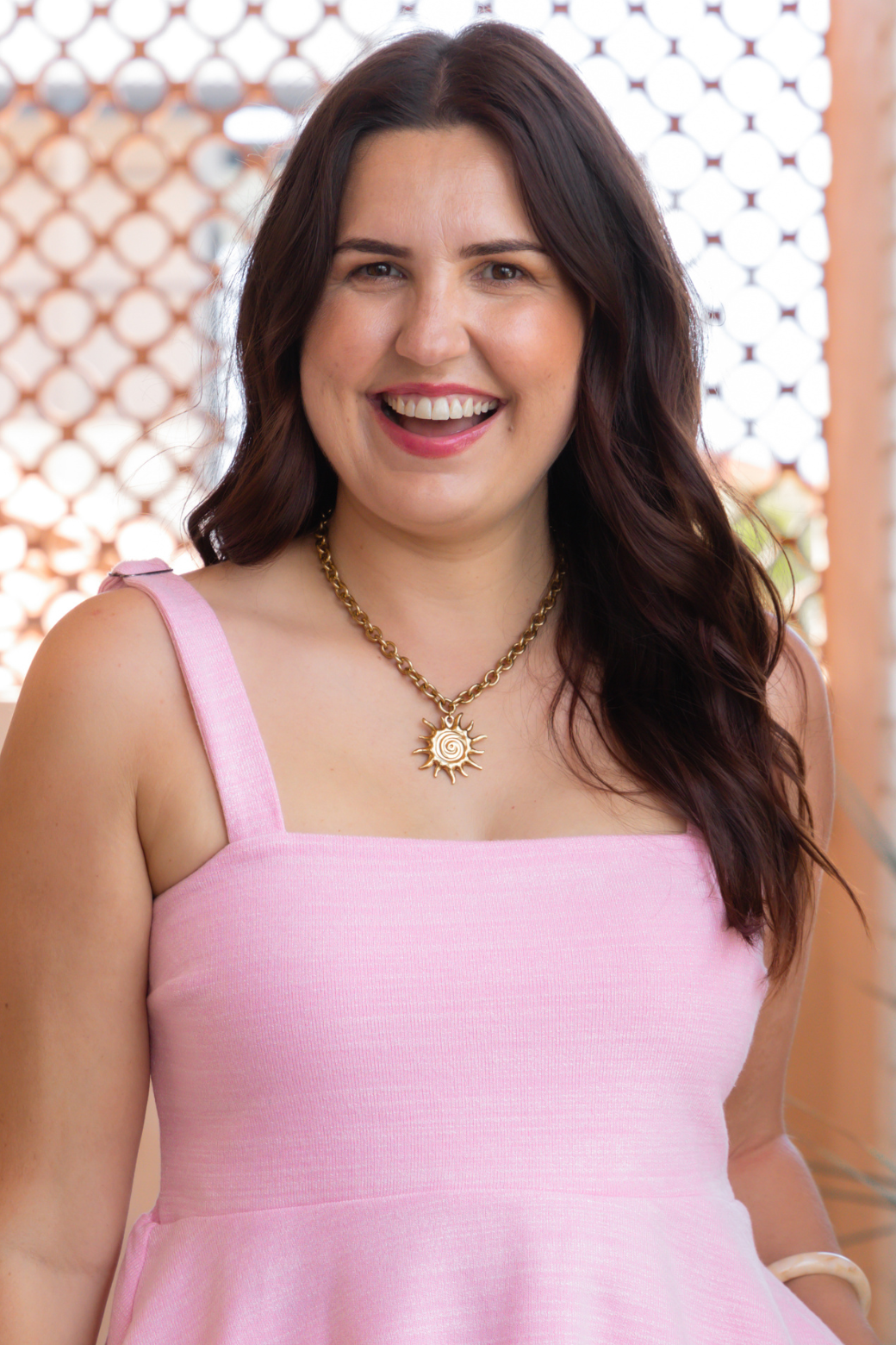 Gold Plated Sun Necklace