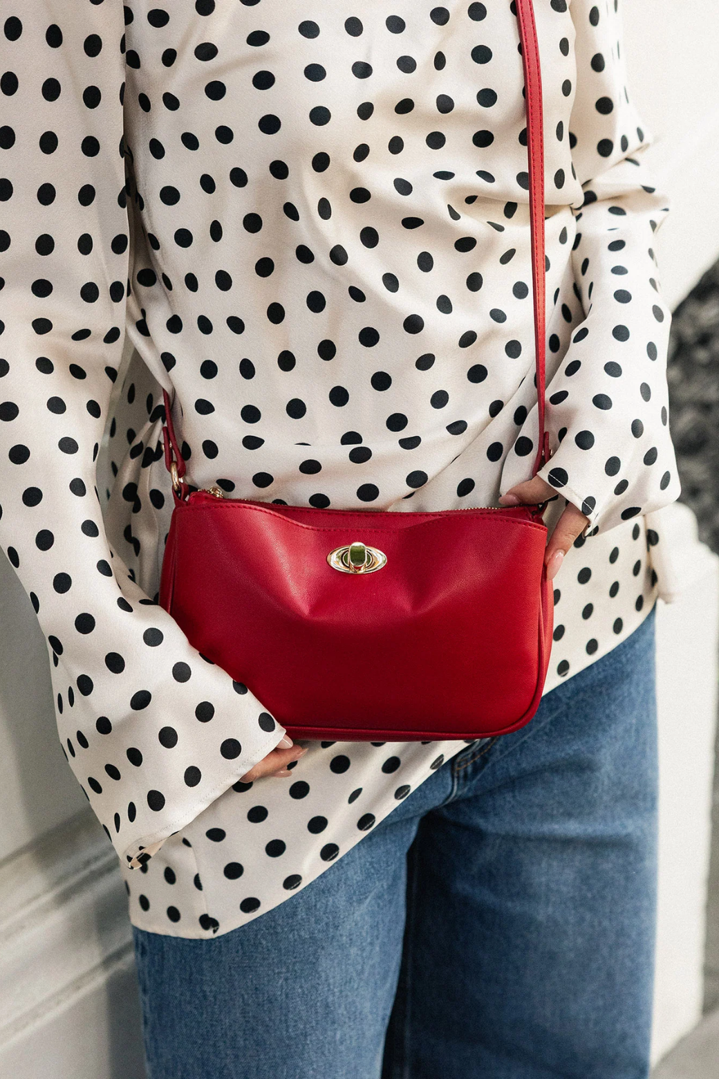 Louenhide Greta Shoulder Bag Red