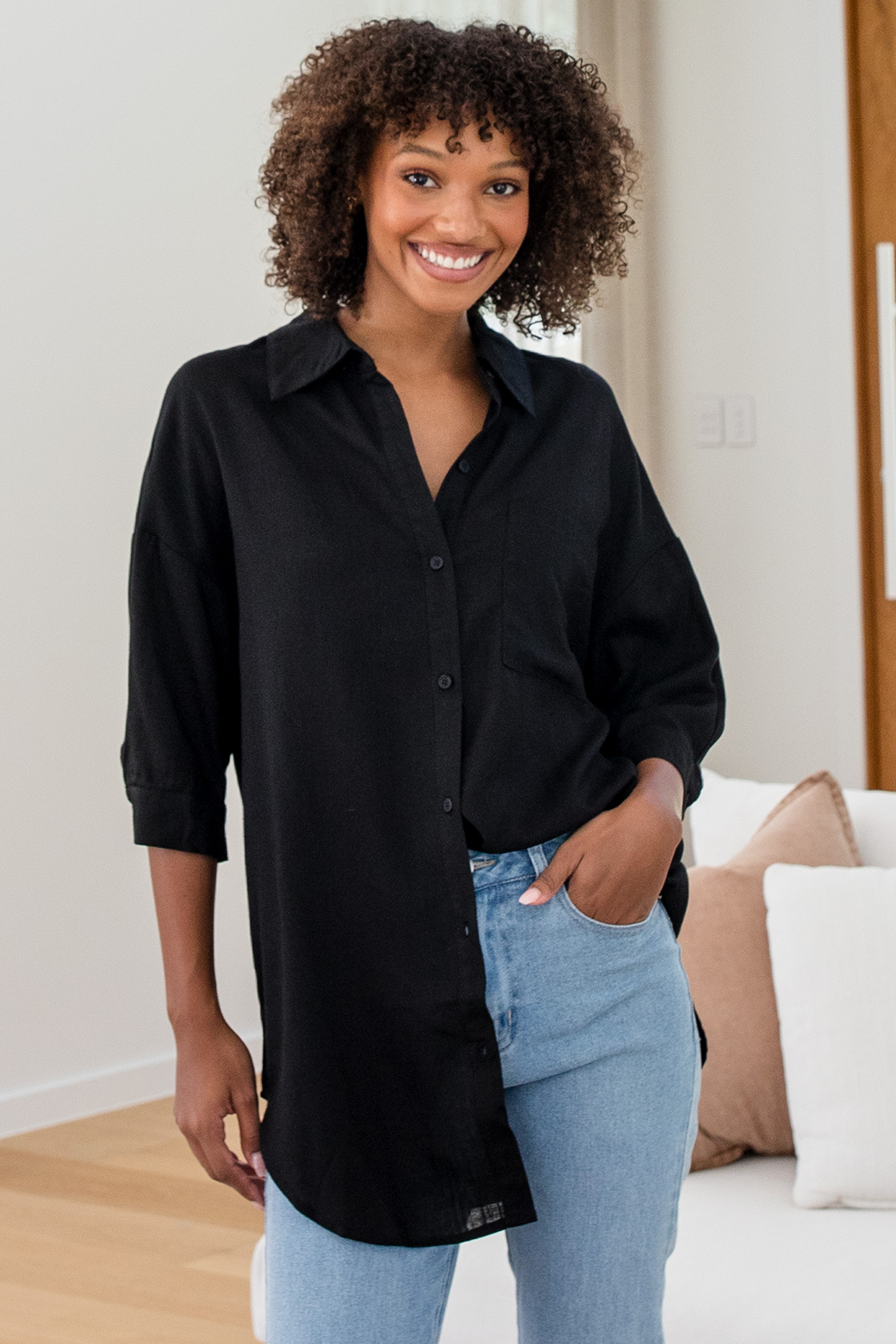 Final Sale | Harley Blouse Black