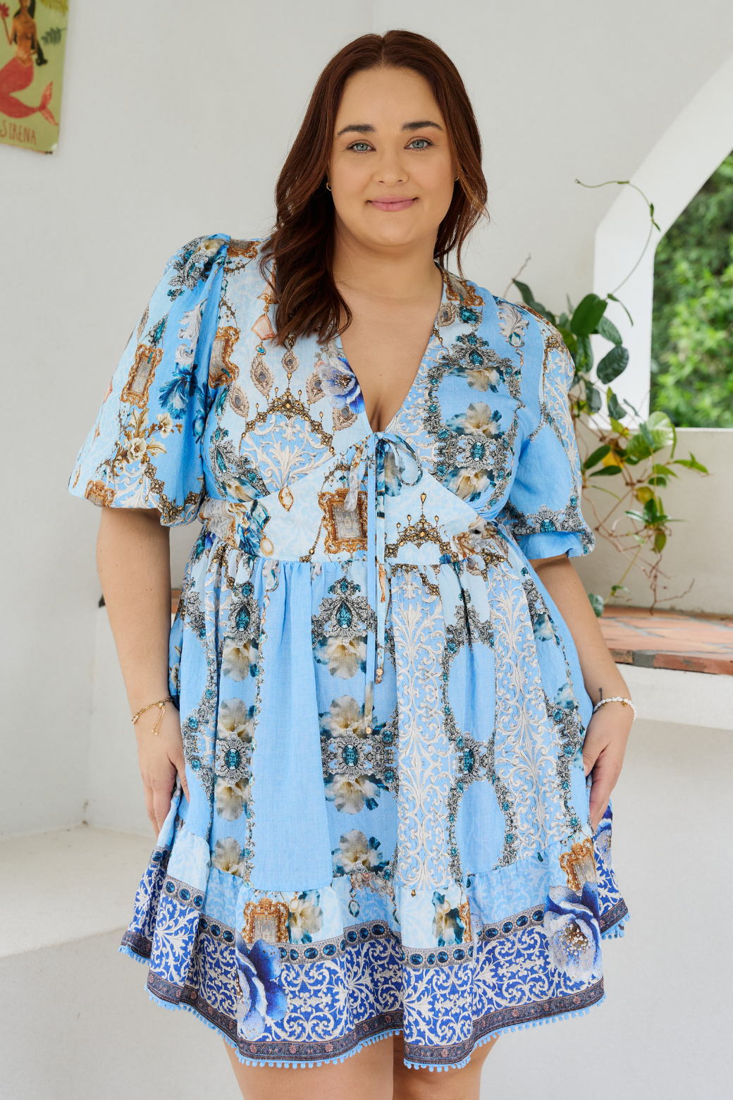 Harley Dress Rococo Print