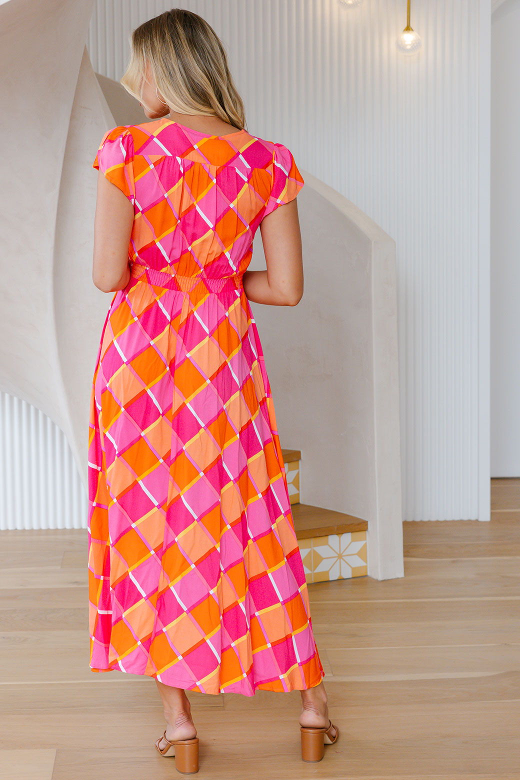 Harper Midi Dress Nandara Print Multi