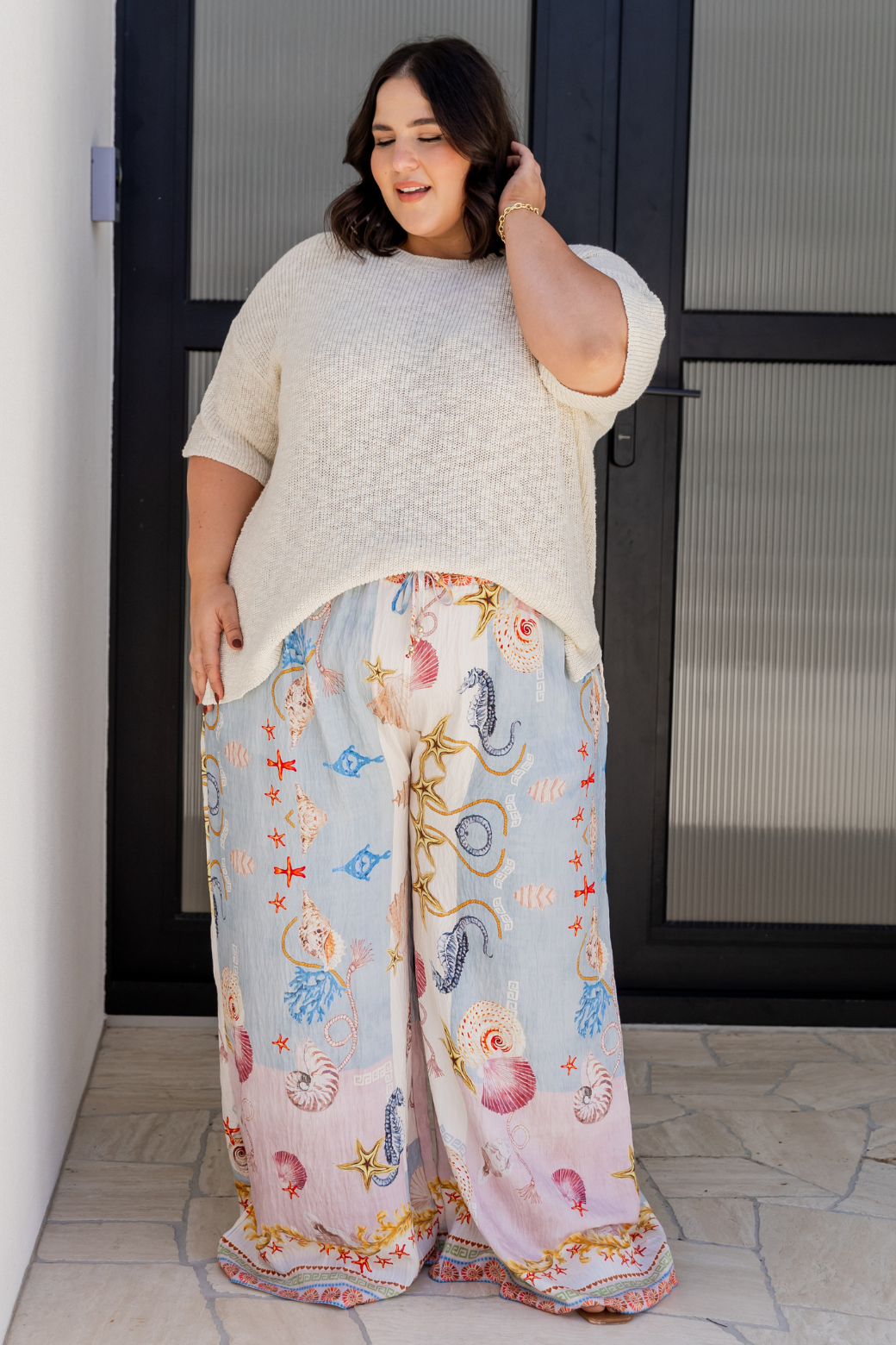 Harriet Pant Ocean Queen Print