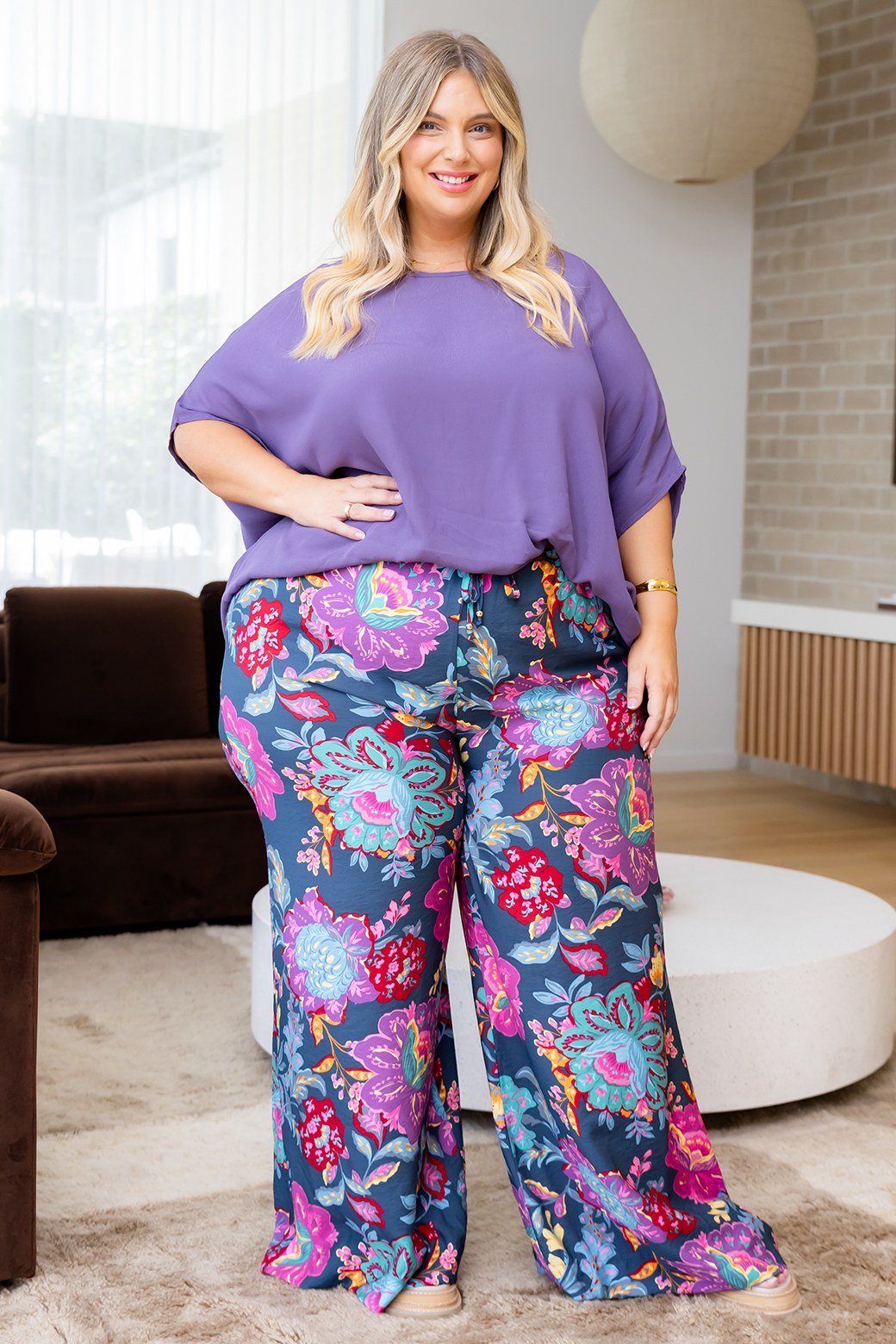 Harriet Pants Moroccan Deep Sun Print