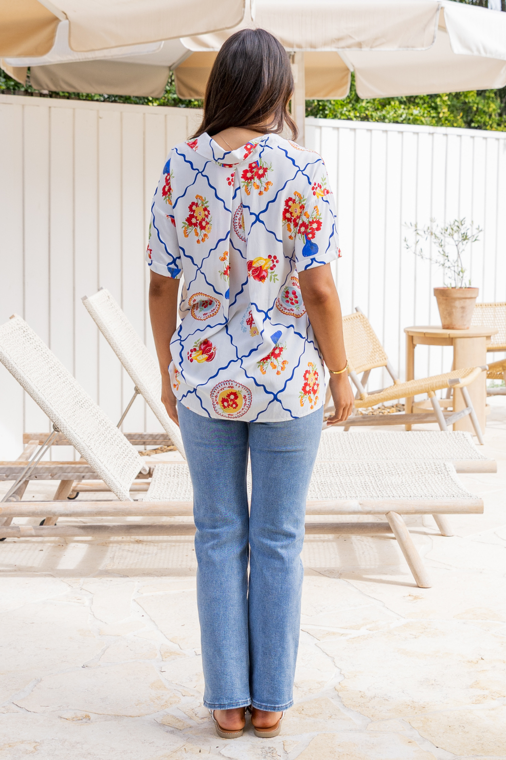 Hayden Shirt Picnic Print