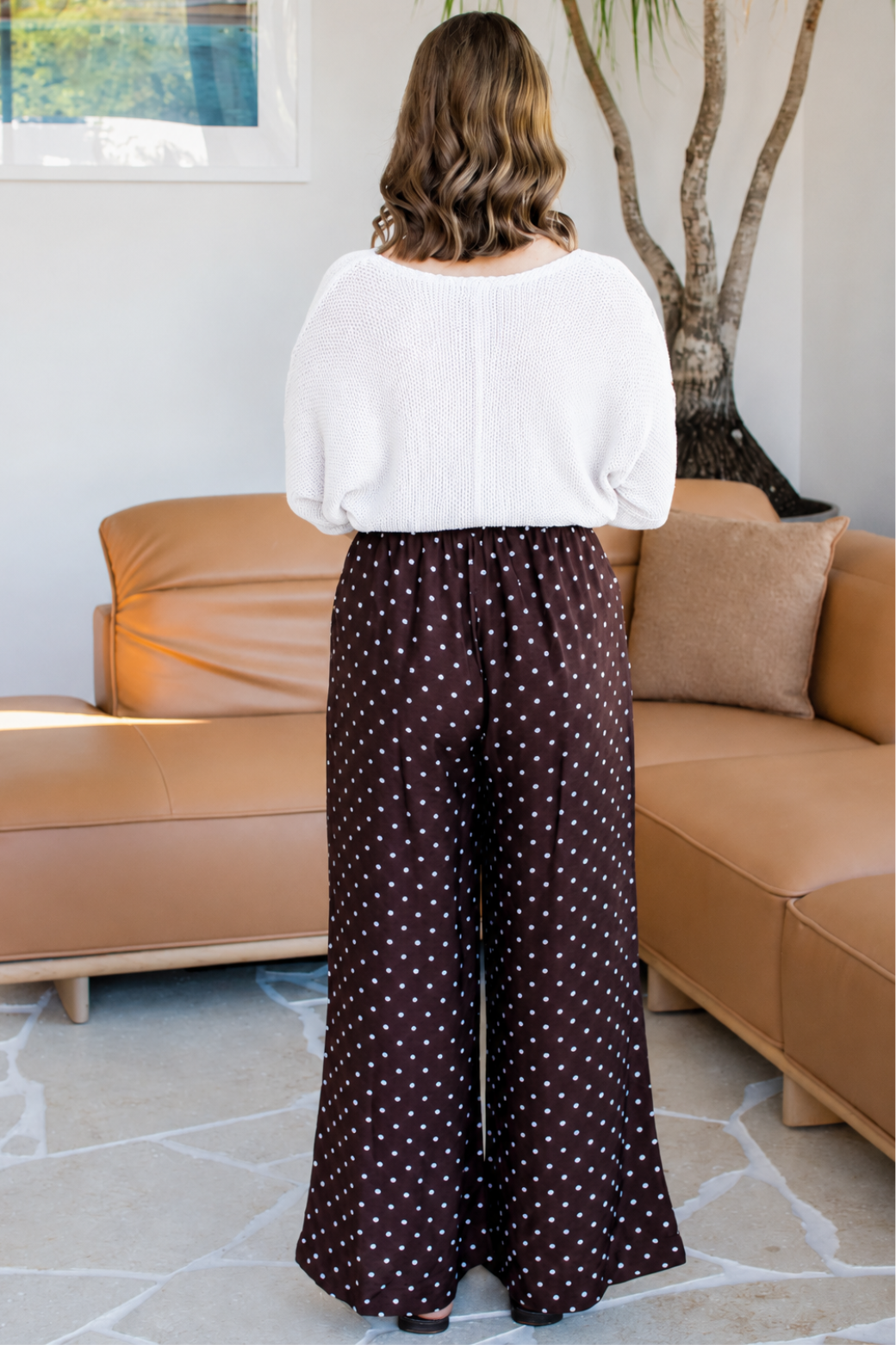Tate Knit Top White