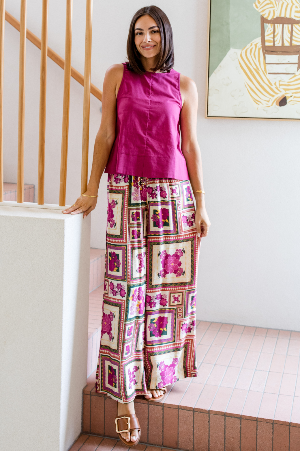 Henry Pant Petal Print