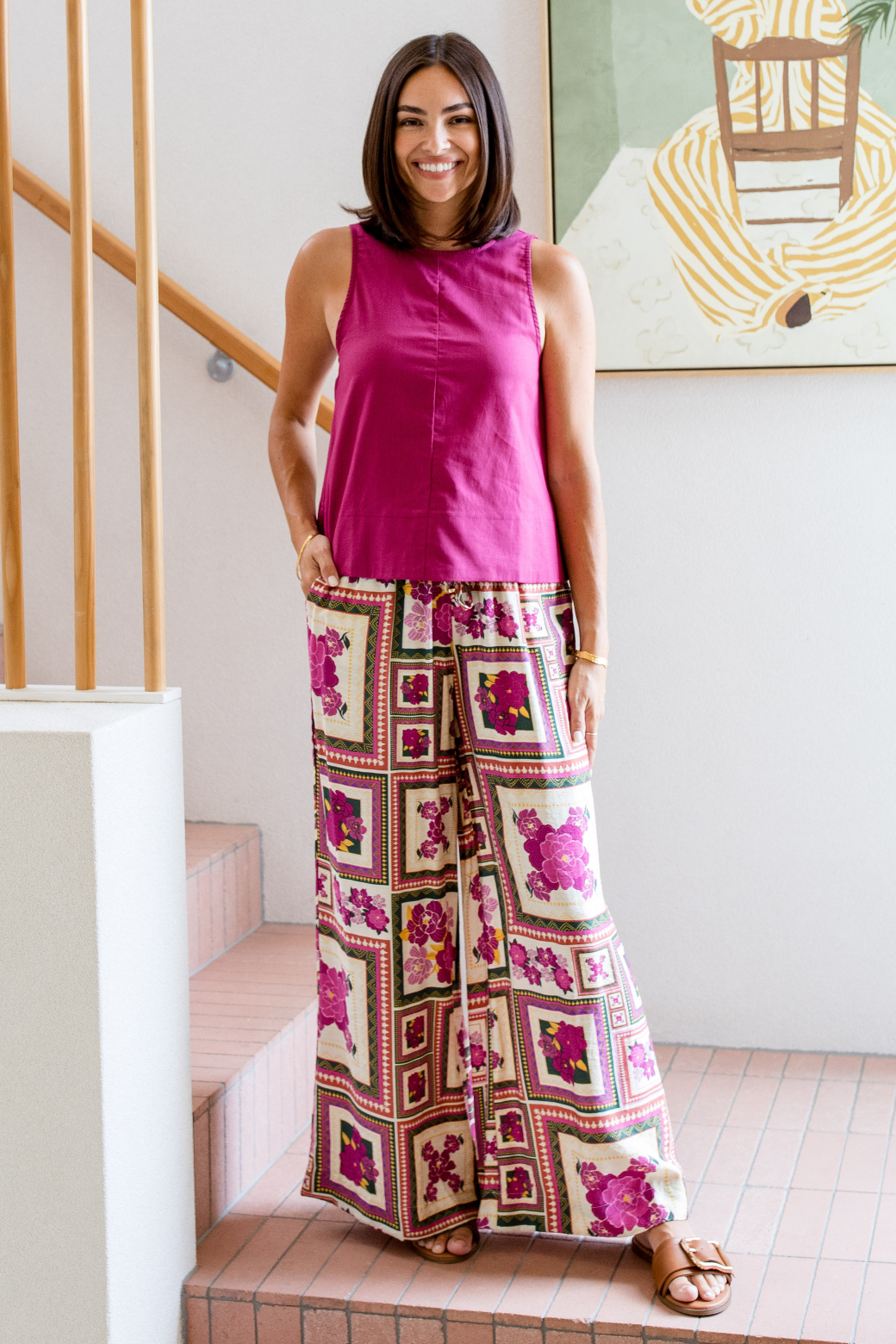 Henry Pant Petal Print