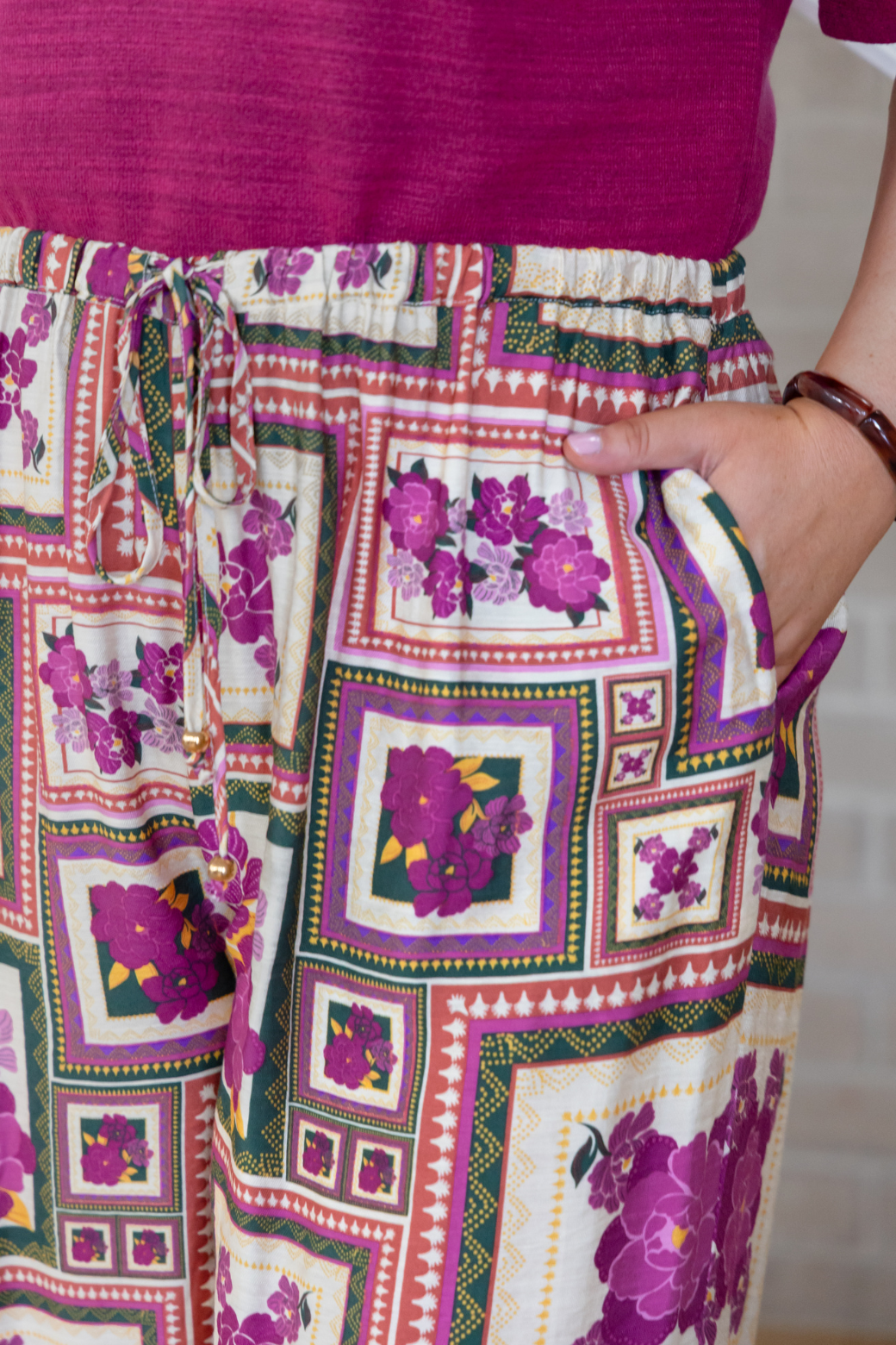 Henry Pant Petal Print