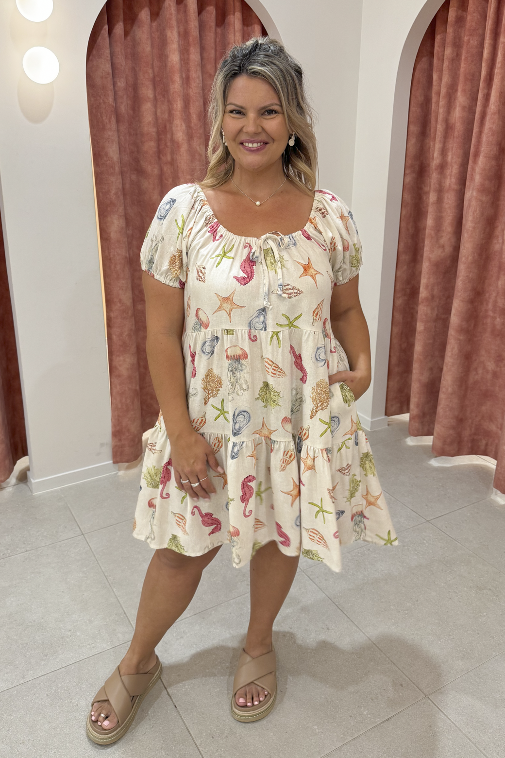 Portia Dress Seashells