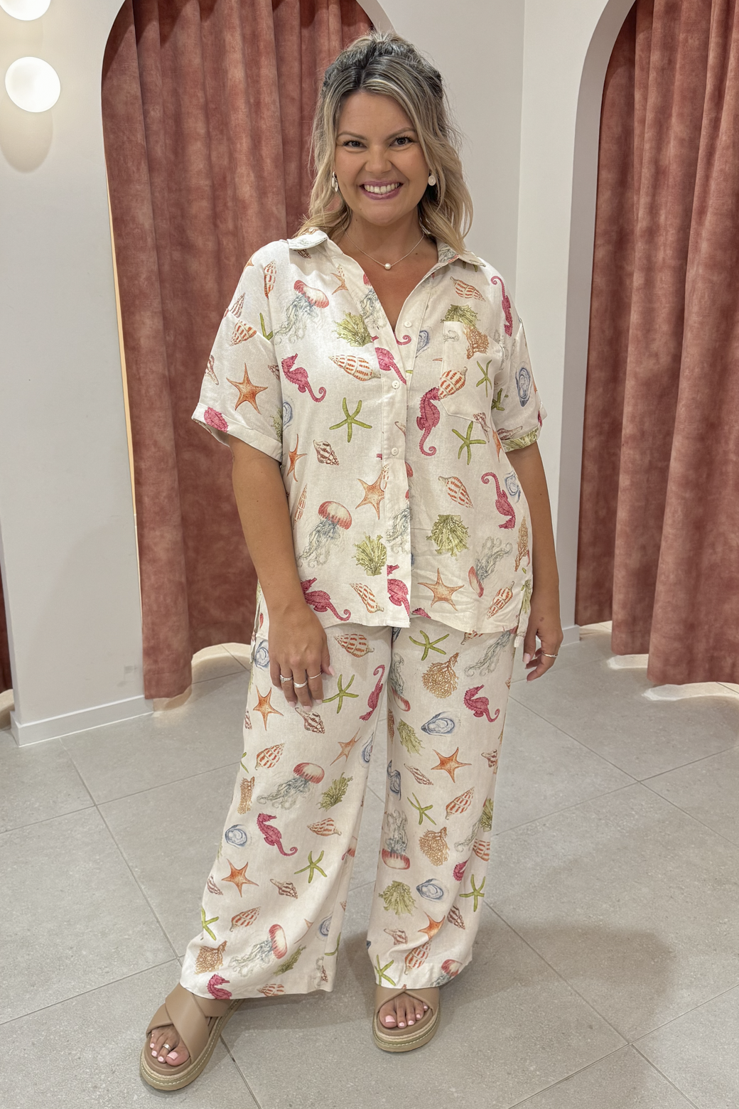 Sandrine Pants Seashells