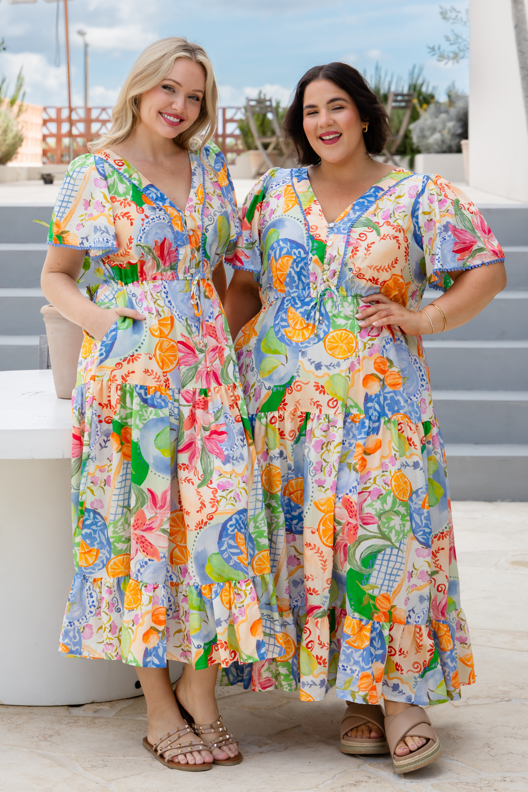 Jolene Maxi Dress Cin Cin Print