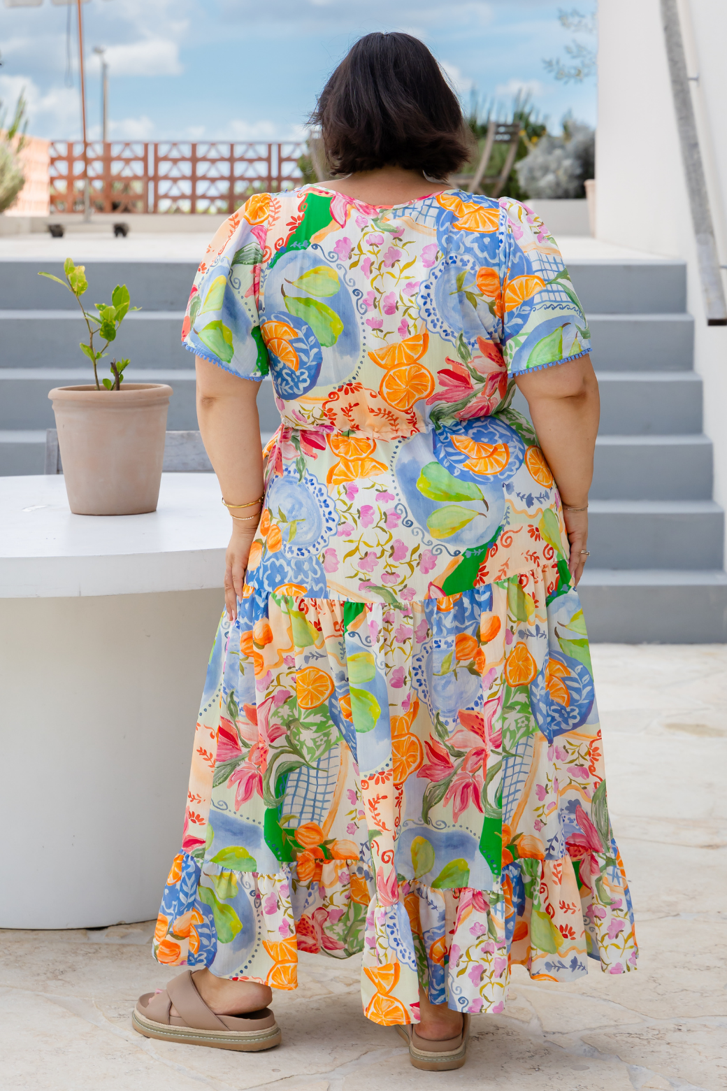 Jolene Maxi Dress Cin Cin Print