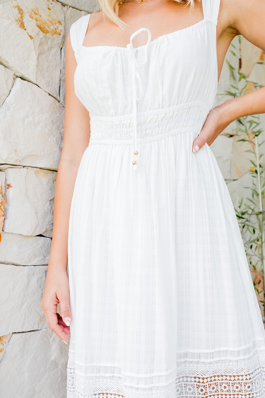 Sherbert lace midi sales dress