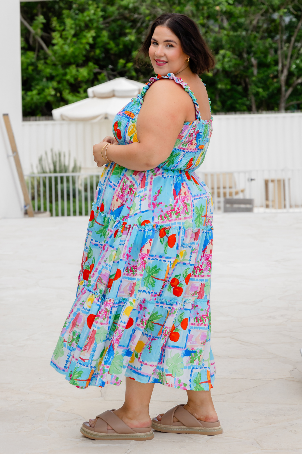 Keeley Midi Dress Eleni Print