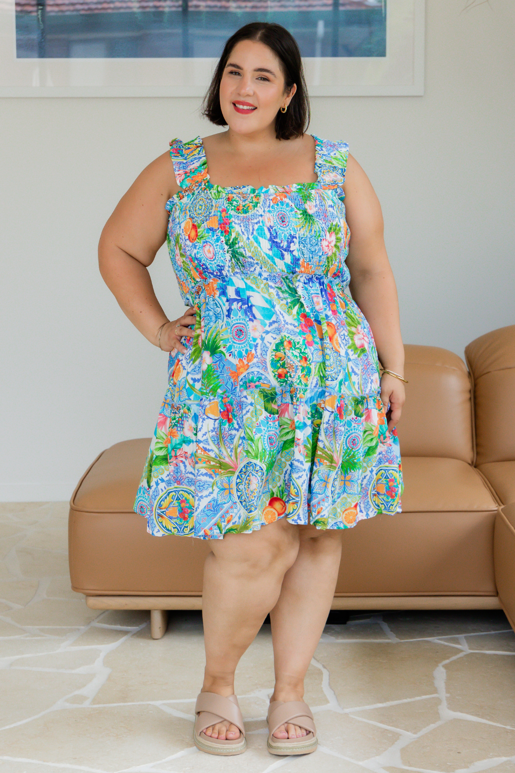 Lily Dress Amalfi Print