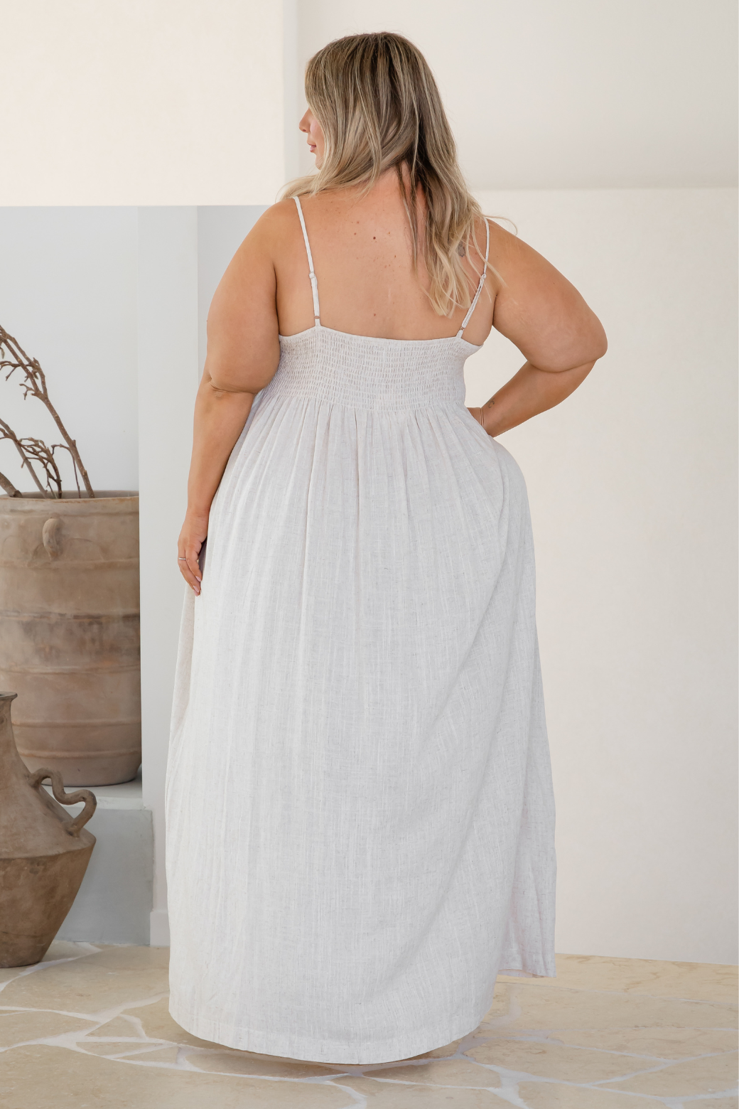 Lara Maxi Dress Beige