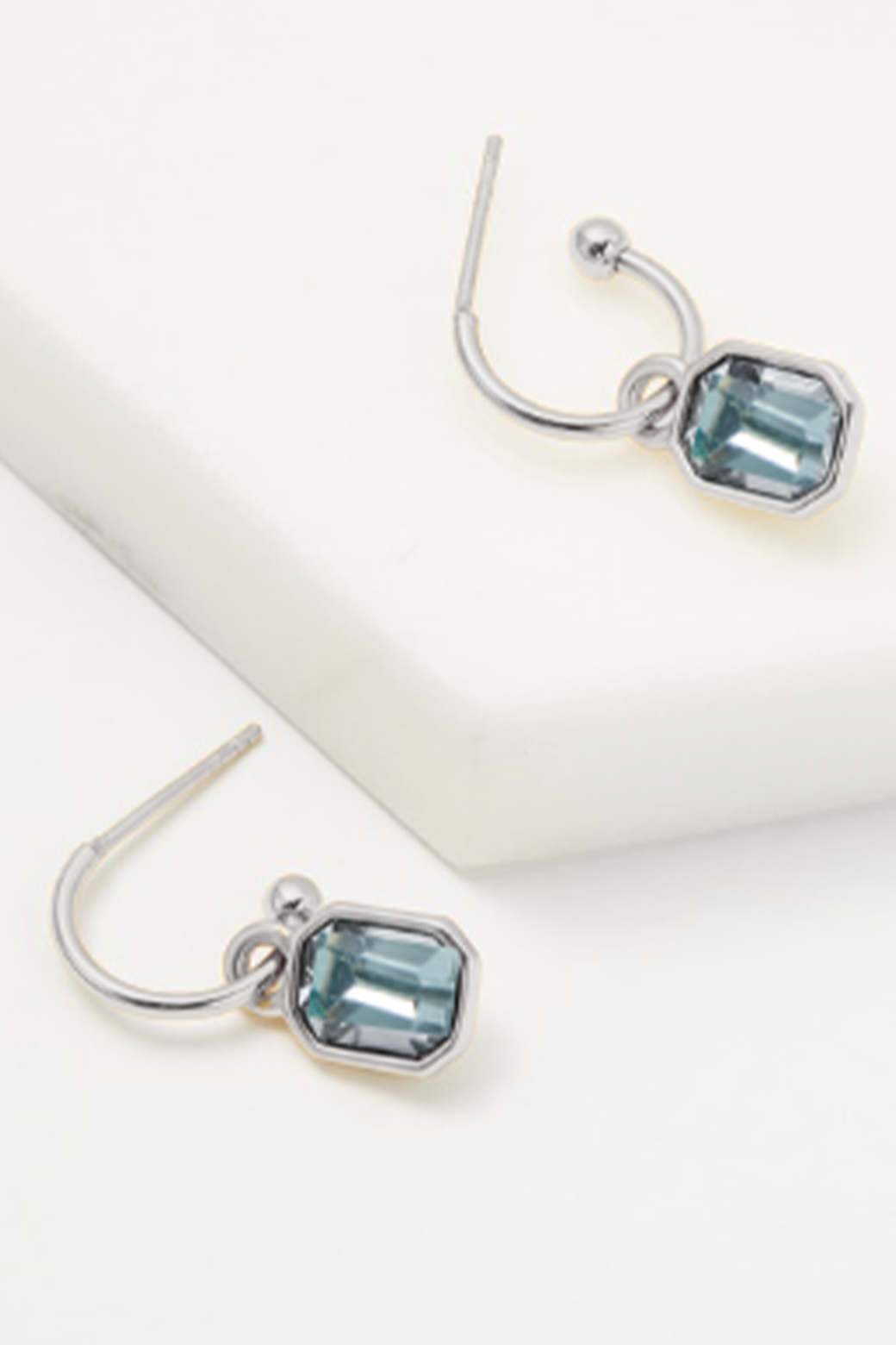 Zafino Leighton Earring Sapphire/Silver