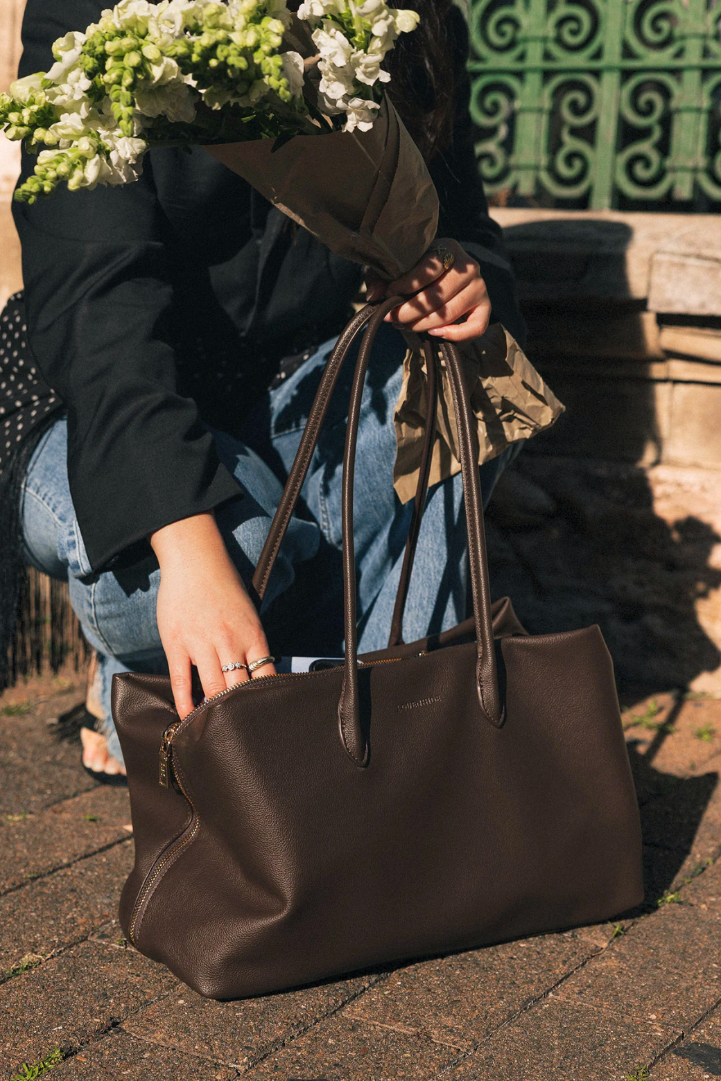Louenhide Leon Tote Bag Chocolate