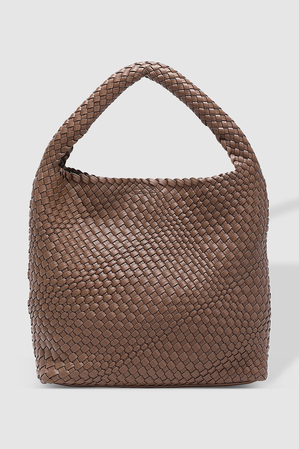 Louenhide Gabby Woven Shoulder Bag Chocolate