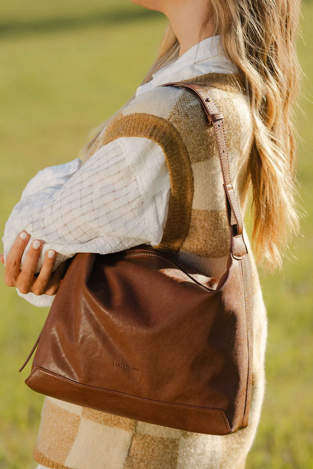 Louenhide Helena Shoulder Bag Cognac