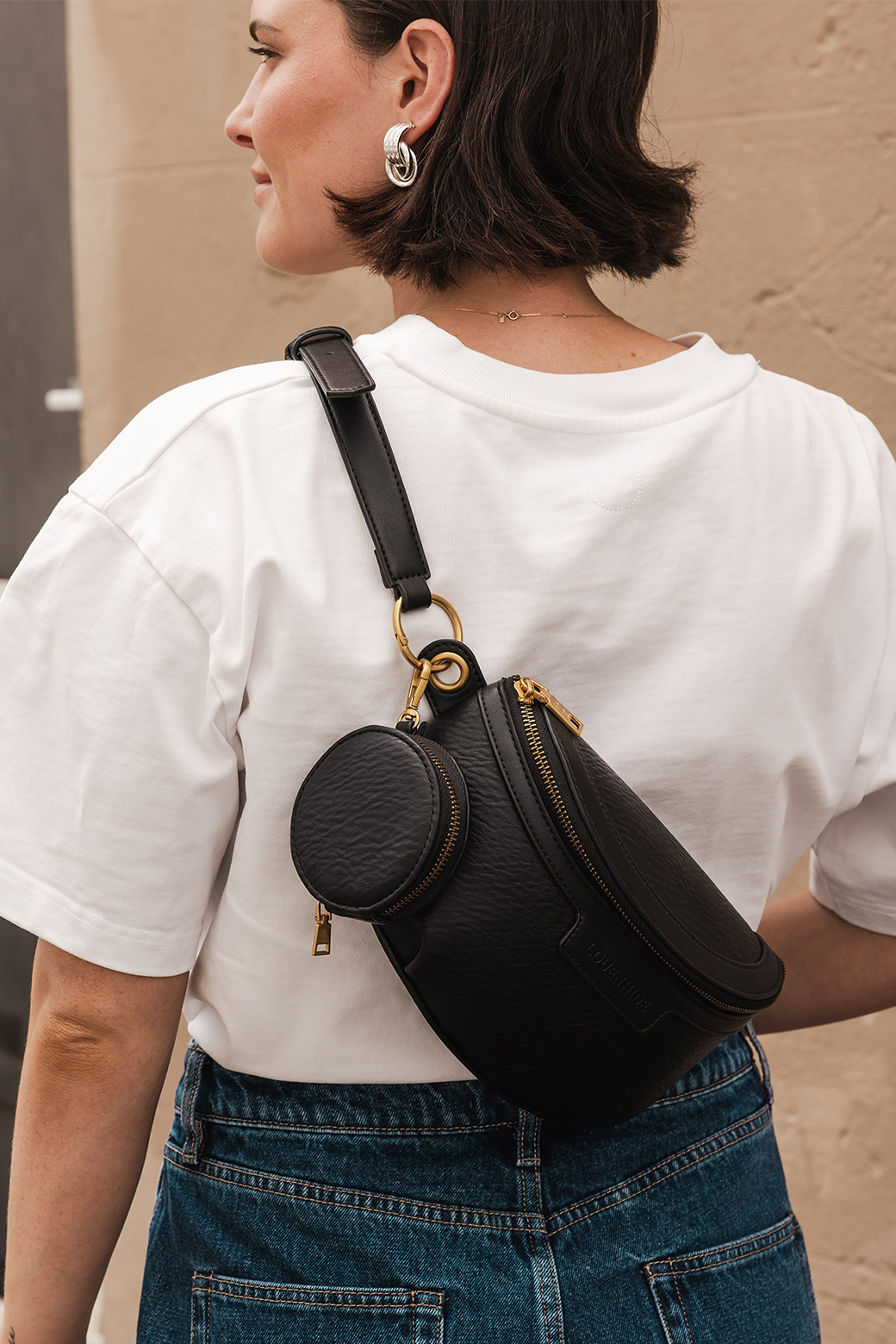 Louenhide Joey Sling Bag Black