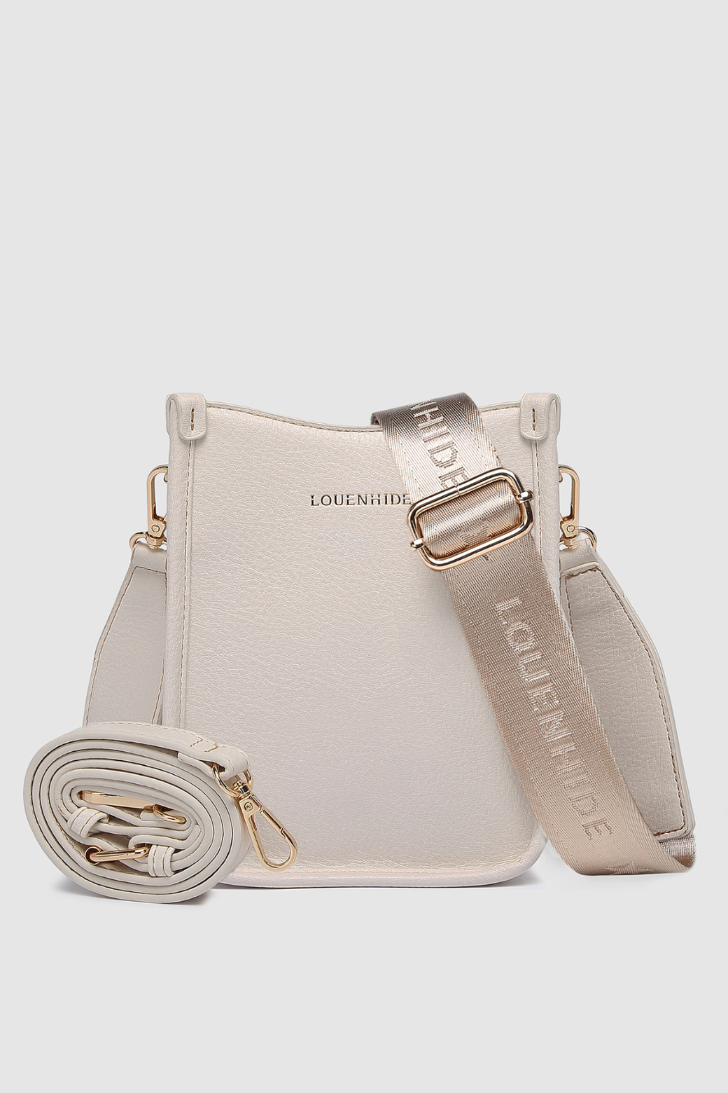 Louenhide Parker Logo Phone Bag Vanilla