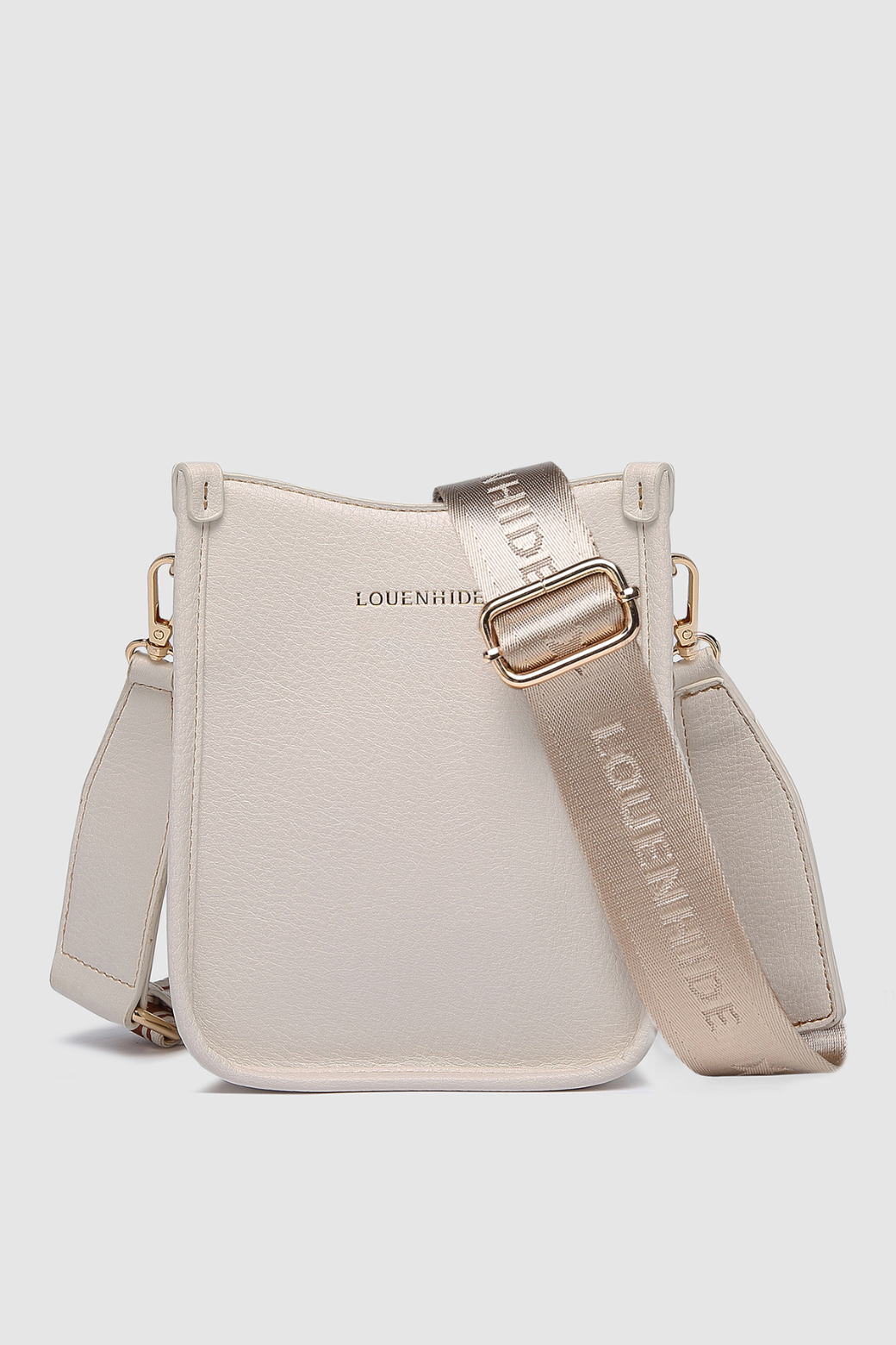 Louenhide Parker Logo Phone Bag Vanilla