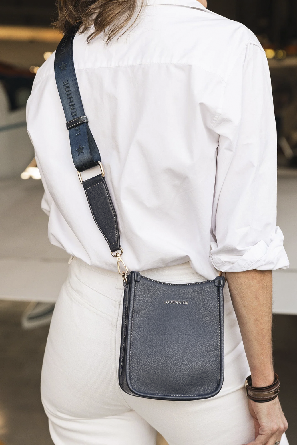 Louenhide Parker Phone Crossbody Bag Navy